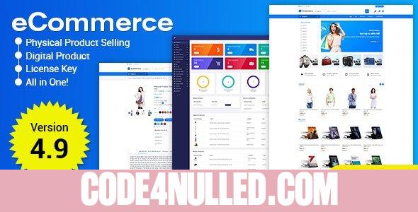 eCommerce v4.9 - Responsive Ecommerce Business Management System