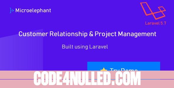 Microelephant - CRM & Project Management System built with Laravel