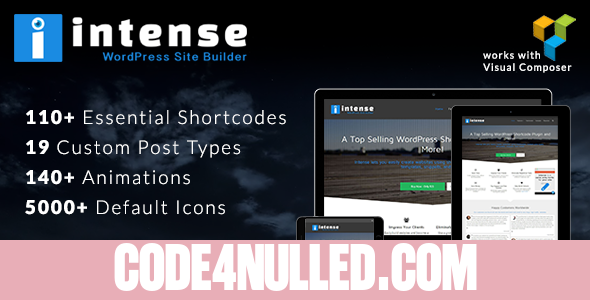Intense v2.8.7 - Shortcodes and Site Builder for WordPress