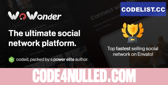 WoWonder v4.0 - The Ultimate PHP Social Network Platform - nulled