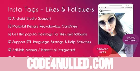 Instagram Hashtags - likes & followers & AdMob + GDPR