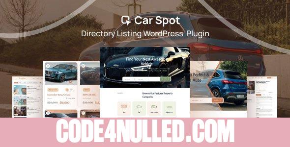 CarSpot v1.0.4 - Car Directory Listing WordPress Plugin