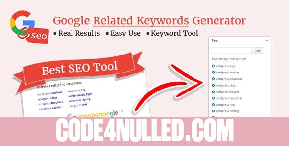 Google Related Keywords Generator v1.1.0 - Wordpress SEO Keyword Planner & Tool
