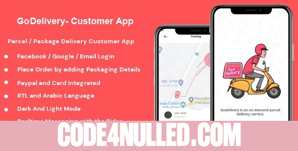 GoDelivery v1.0.1 - Delivery Software for Managing Your Local Deliveries - Customer App