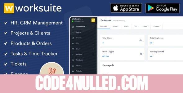 WORKSUITE v5.1.9 - HR, CRM and Project Management - nulled