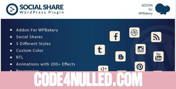 Social Share v1.0 - Addons for WPBakery Page Builder WordPress Plugin