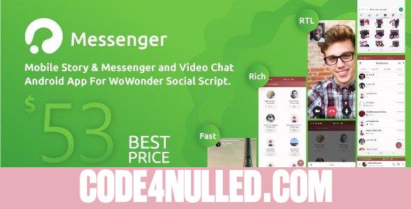 WoWonder Android Messenger v3.6 - Mobile Application for WoWonder Social Script