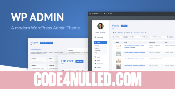 wphave Admin v2.5 - A clean and modern WordPress Admin Theme