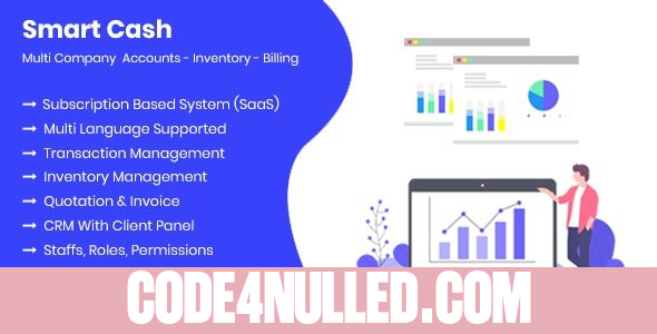 Smart Cash v3.3.1 - Multi Company Accounts Billing & Inventory(SaaS)