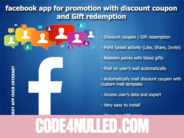 Facebook Promotion with Discount Coupon and Gifts v4.1