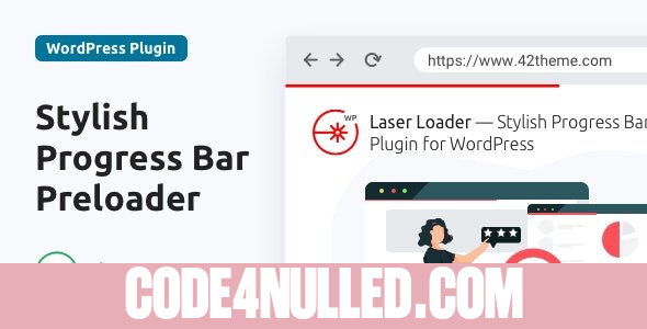 Laser Loader v1.0.2 - Stylish Progress Bar Preloader