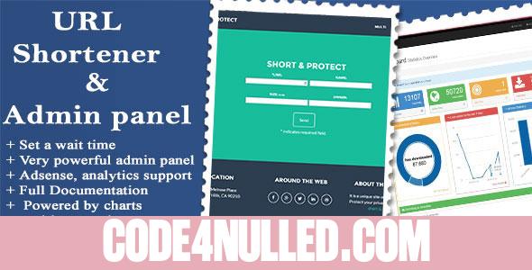 URL Shortener with Ads and Powerful Admin Panel v1.3