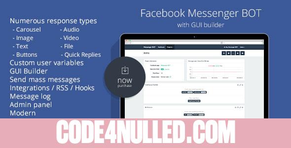 Facebook Messenger BOT GUI Builder