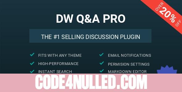 DW Question & Answer Pro v1.1.5 - WordPress Plugin