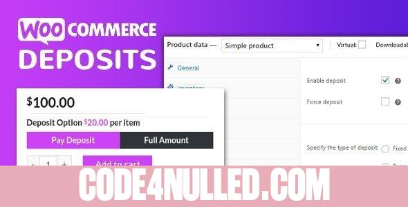 WooCommerce Deposits v3.1.6 - Partial Payments Plugin