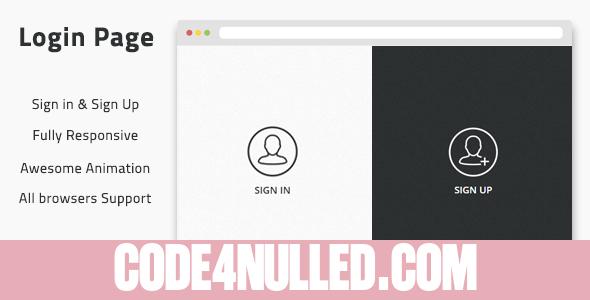 Fancy Login Page
