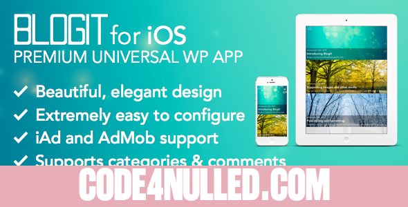 BlogIt: Premium WordPress App for iOS (Push, iPad)