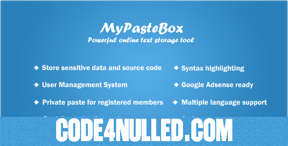 MyPasteBox v1.4 - Powerful paste tool