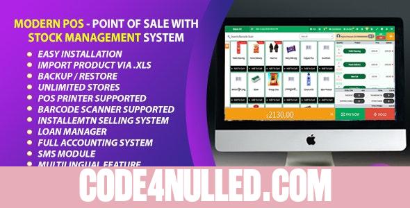 Modern POS v3.0 - Point of Sale with Stock Management System