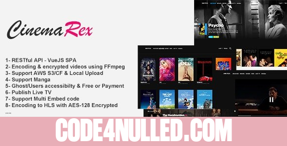 CinemaRex v1.5.1 - Movies & TV Shows, Live TV