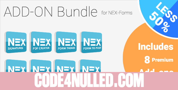 Add-on Bundle for NEX-Forms v7.2 - WordPress Form Builder