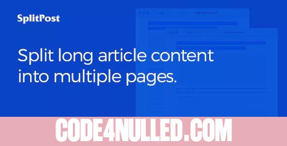Epic Split Post v1.0.6 - Post Content Splitter as Slider