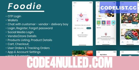 Foodie v1.6.0 - Flutter Grocery, Food, Pharmacy, Store Delivery Mobile App