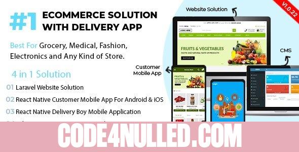 React Native Delivery Solution with Advance Website and CMS v1.0.22.1