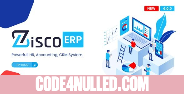 ZiscoERP v6.0.0 - Powerful HR, Accounting, CRM System - nulled