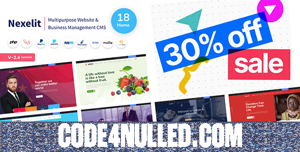 Nexelit v2.4.1 - Multipurpose Website & Business Management System CMS