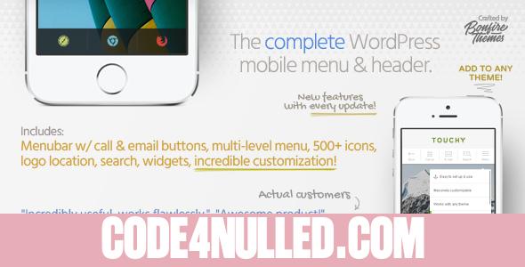 Touchy v3.3 - A WordPress mobile menu plugin