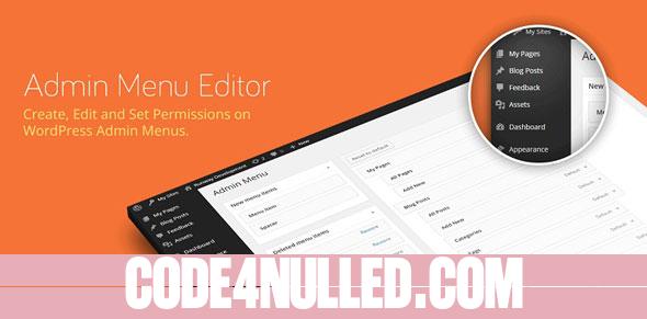 Admin Menu Editor Pro v2.10.1