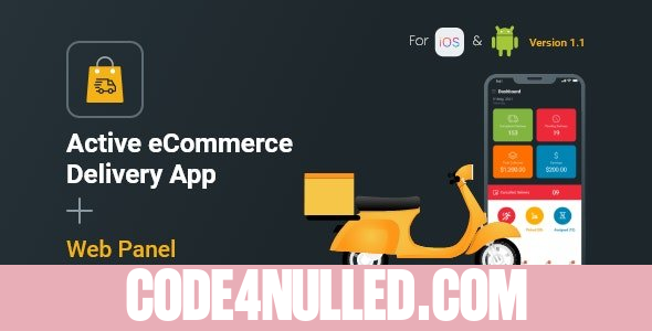Active eCommerce Delivery Boy Flutter App v1.1