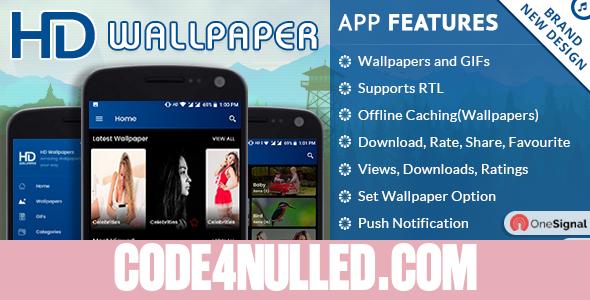 HD Wallpaper with Material Design