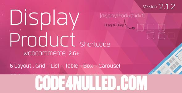 Display Product v2.1.2 - Multi-Layout for WooCommerce