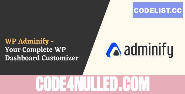 WP Adminify Pro v4.0.2.4 - Powerhouse Toolkit for WordPress Dashboard