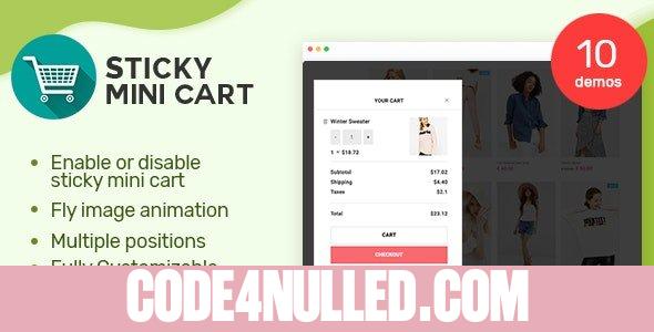 Sticky Mini Cart For WooCommerce v1.0.3