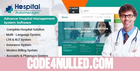 Hospital AutoManager v1.5 - Advance Hospital Management System Software