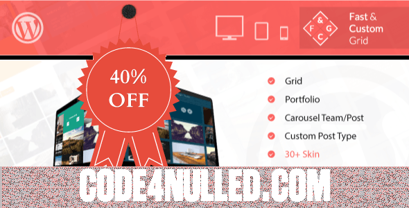 Fast & Custom Grid v1.0 - Wordpress Plugin
