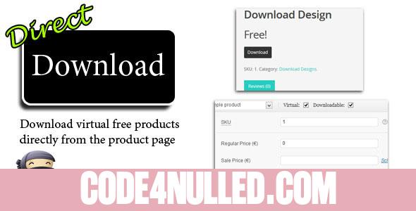 Direct Download for Woocommerce v1.1.6