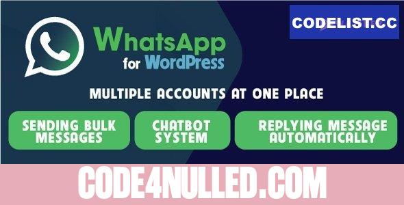 Waziper v1.0 - Whatsapp Marketing Tool for WordPress