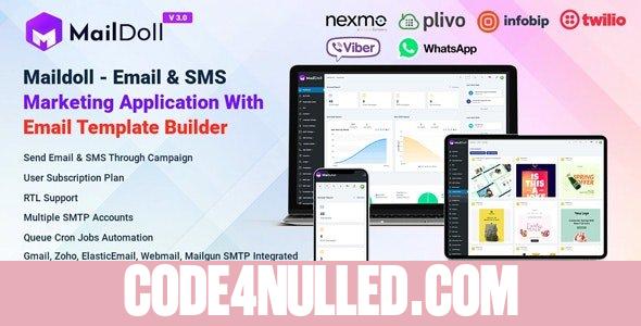 Maildoll v3.0 - Email & SMS Marketing SaaS Application