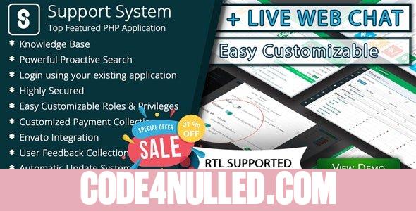 Best Support System v2.2.2 - Live Web Chat & Client Support Desk & Support Ticket Help Centre