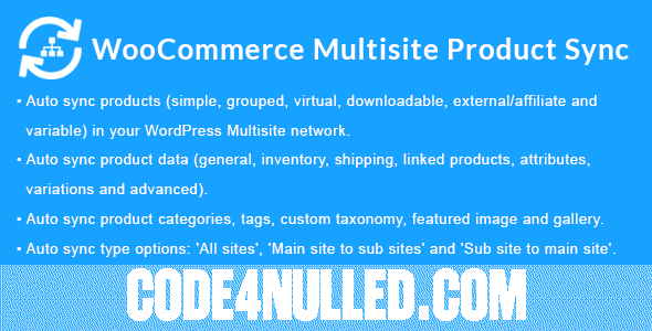 WooCommerce Multisite Product Sync v2.0.0