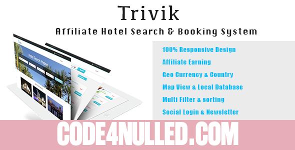 Trivik Affiliate Hotel Search Engine & Booking