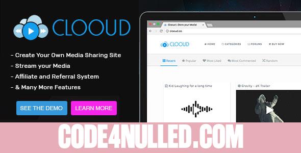Clooud v1.4 - Premium Media Sharing Script