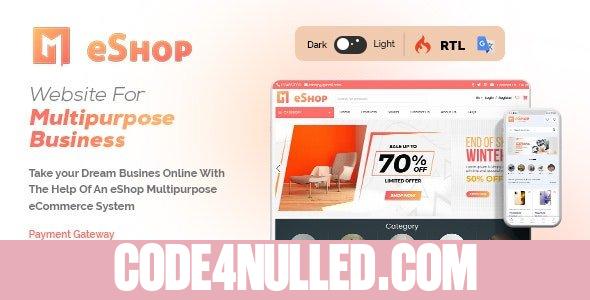 eShop Web v2.3.0 - Multi Vendor eCommerce Marketplace / CMS - nulled