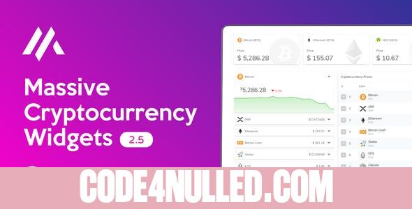 Massive Cryptocurrency Widgets v3.1.6