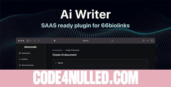 AI Writer v5.0.0 - AI Content Generator & Writing Assistant