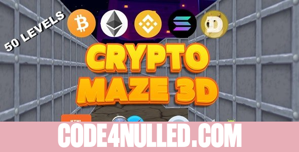 Crypto Maze 3D v1.0 - Crypto Game - 3D Game - HTML5